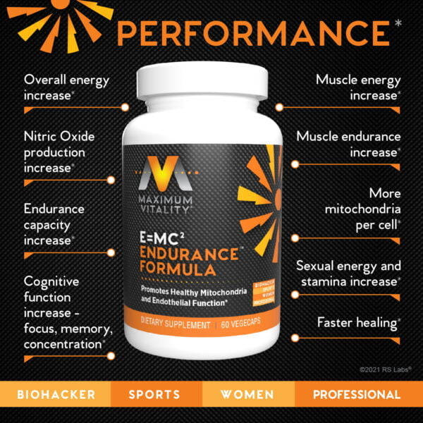 E=MC2 Endurance Supplement Benefits