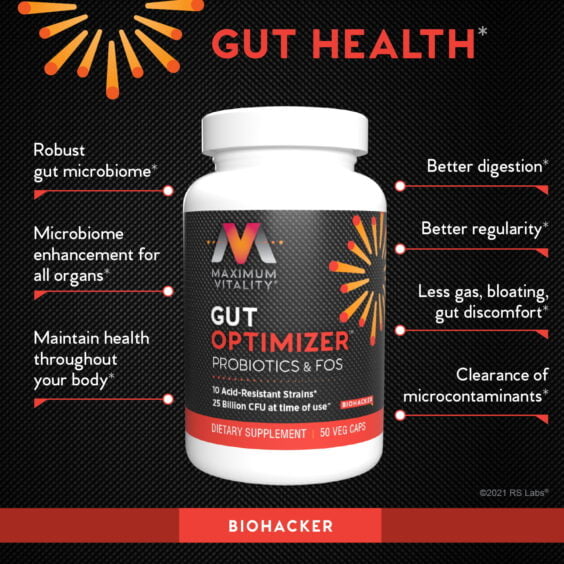 Gut Optimizer Probiotics & FOS Benefits