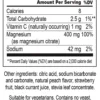 Magna Soothe Supplement Facts