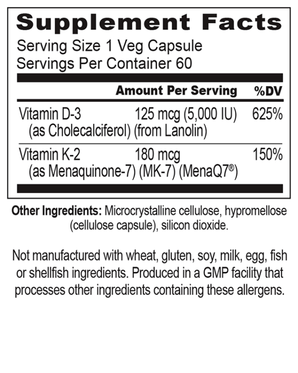 Vascular Flex Supplement Facts